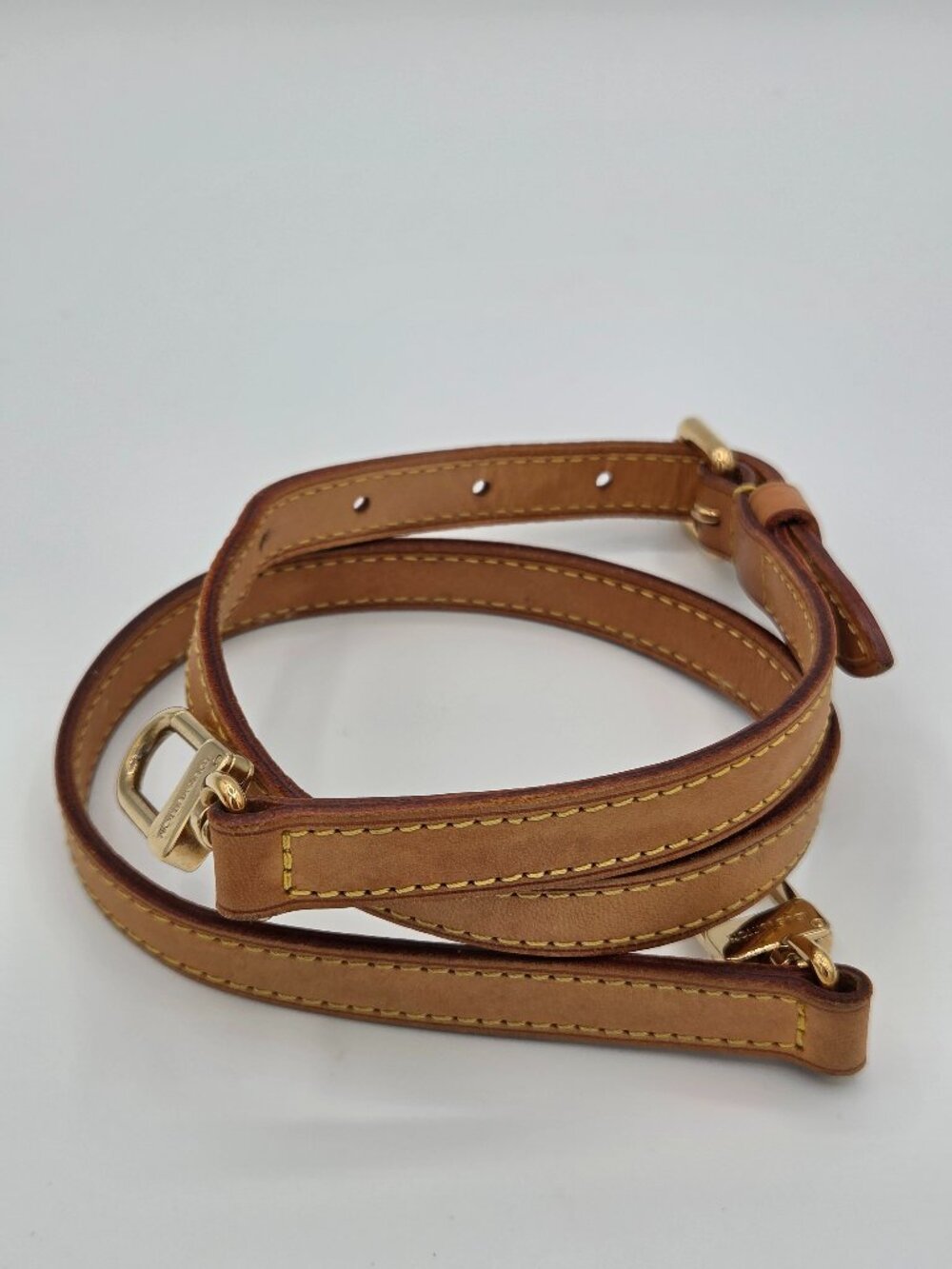 Louis Vuitton Vachetta Leather Shoulder Strap | Adjustable | Authentic | Pre-Own